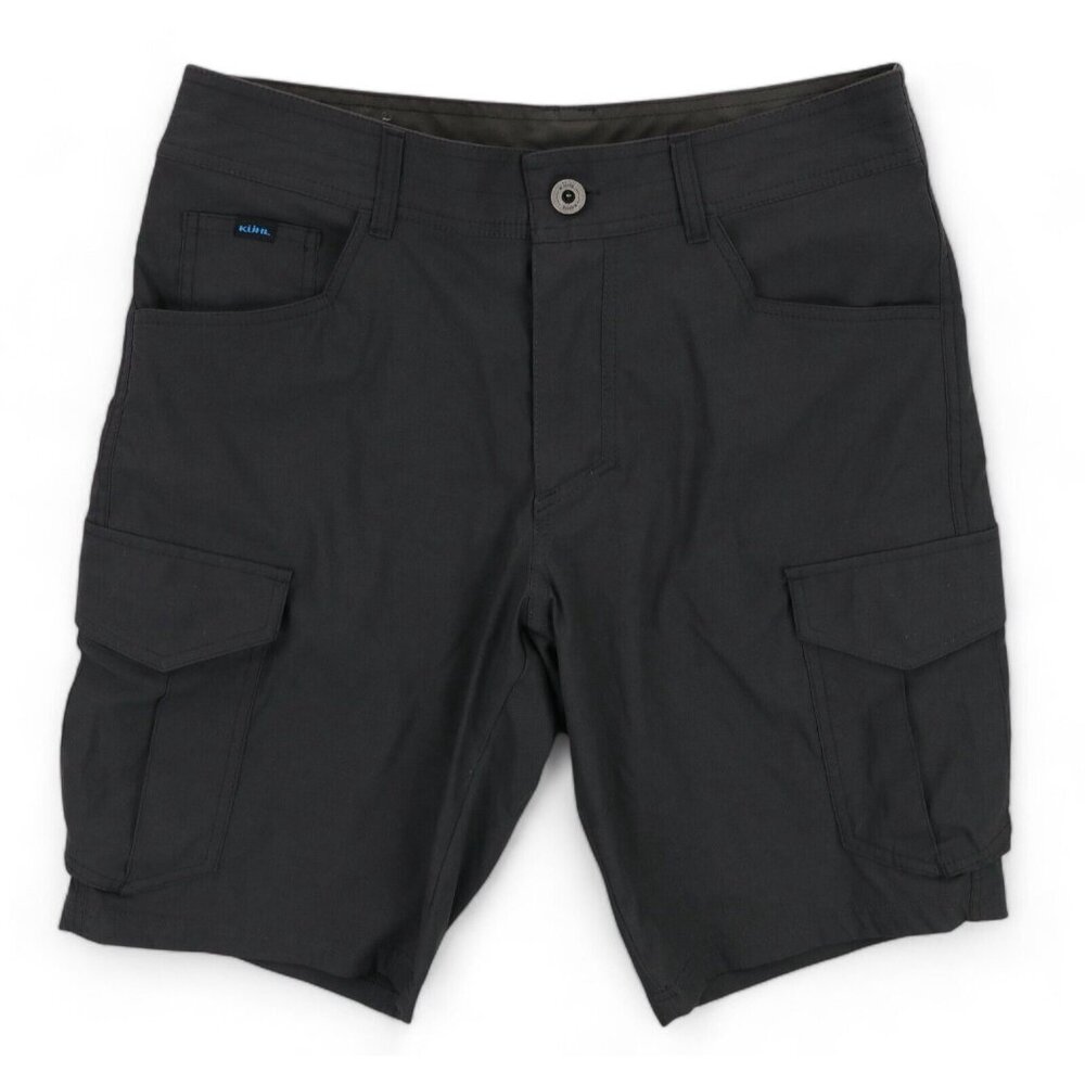 Kuhl Renegade Cargo Shorts Men's 32 Black Hiking Outdoor Breathable 5336